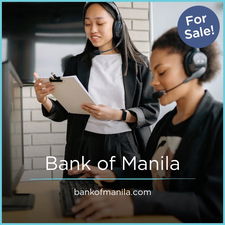 BankofManila.com - Creative brandable domain for sale